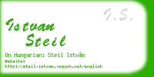 istvan steil business card
